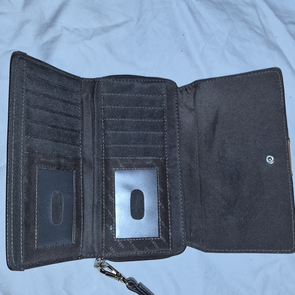 Montana West Brown and Black Cross Embellished Bag Set - Picture 5 of 7